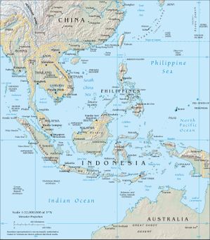 Topography of Southeast Asia